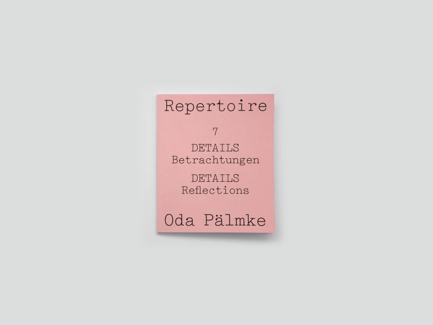 Repertoire 7, Oda Pälmke